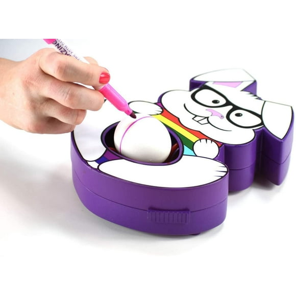 BESFAN Easter Egg Decorating Kit Motorized Egg Coloring Machine and 8 Quick Drying Markers Egg Spinner Decorator BESFAN Easter Egg Decorating Kit Motorized Egg Coloring Machine and 8 Quick Drying Markers Egg Spinner Decorator